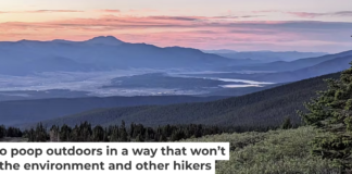 A pilot program to distribute waste bags to hikers on Mount Elbert in Colorado successfully cut down the amount of human waste on the massive mountain. Shari Edelson, CC BY-ND